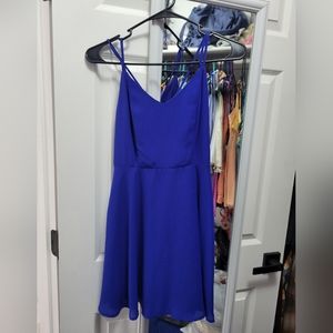 Royal Blue Forever 21 dress size small pre-owned but like new